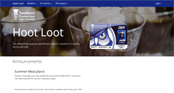 Desktop Screenshot of hootloot.southernct.edu