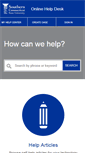 Mobile Screenshot of helpdesk.southernct.edu
